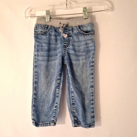 Tucker and Tate Baby Boy 18M Jean Denim Stretch Tie Waist - Picture 2 of 8